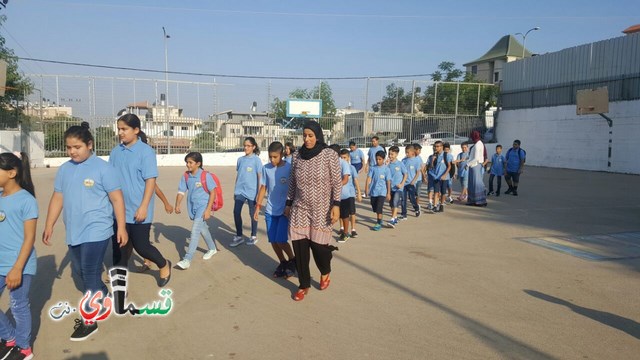  كفرقاسم- فيديو: البداية الصحيحة هي عنوان النجاح .. مدرسه جنة ابن رشد تستقبل طلابها بمراحل مدروسة وتودع حجاجها